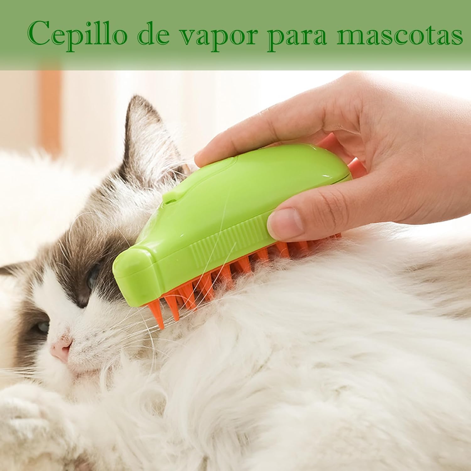 Cepillo  Vaporizador Mascotas quitapelos