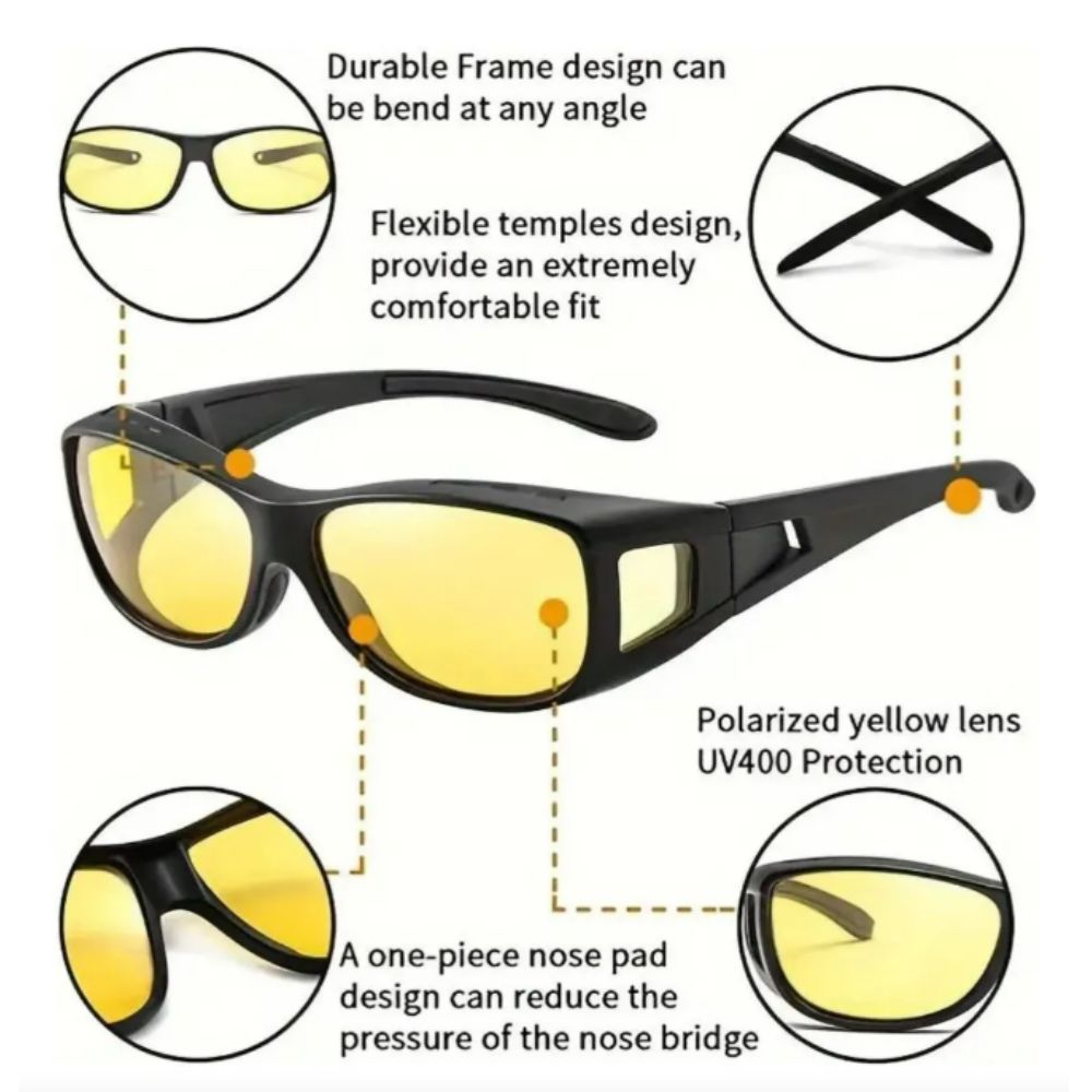 GAFAS DE CONDUCCIÓN 2x1 HD VISION